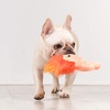 image:imageToys for Dogs  9 Inch Plush Dog Toy with Green Hair and Purple Body  Dog Toy with Squeaker  Plush Fabric Soft Medium Squeaky Dog Toy from TrollsOrangeRed Hair