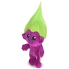 image:imageToys for Dogs  9 Inch Plush Dog Toy with Green Hair and Purple Body  Dog Toy with Squeaker  Plush Fabric Soft Medium Squeaky Dog Toy from TrollsPurple BodyGreen Hair