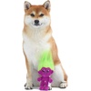 image:imageToys for Dogs  9 Inch Plush Dog Toy with Green Hair and Purple Body  Dog Toy with Squeaker  Plush Fabric Soft Medium Squeaky Dog Toy from TrollsPurple BodyGreen Hair