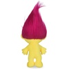 image:imageToys for Dogs  9 Inch Plush Dog Toy with Green Hair and Purple Body  Dog Toy with Squeaker  Plush Fabric Soft Medium Squeaky Dog Toy from TrollsYellow BodyPink Hair