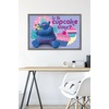 image:imageTrends International DreamWorks Trolls  Cupcakes Wall Poster 14725 x 22375 Silver Framed VersionBarnwood Framed Version