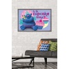 image:imageTrends International DreamWorks Trolls  Cupcakes Wall Poster 14725 x 22375 Silver Framed VersionBarnwood Framed Version