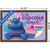 image:imageTrends International DreamWorks Trolls  Cupcakes Wall Poster 14725 x 22375 Silver Framed VersionMahogany Framed Version