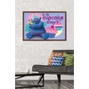 image:imageTrends International DreamWorks Trolls  Cupcakes Wall Poster 14725 x 22375 Silver Framed VersionMahogany Framed Version