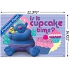 image:imageTrends International DreamWorks Trolls  Cupcakes Wall Poster 14725 x 22375 Silver Framed VersionPremium Poster  Mount Bundle