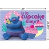 image:imageTrends International DreamWorks Trolls  Cupcakes Wall Poster 14725 x 22375 Silver Framed VersionPremium Poster  Mount Bundle