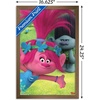 image:imageTrends International DreamWorks Trolls  Fun Wall Poster 14725 x 22375 Silver Framed VersionBronze Framed Version