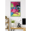 image:imageTrends International DreamWorks Trolls  Fun Wall Poster 14725 x 22375 Silver Framed VersionGray Framed Version