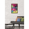 image:imageTrends International DreamWorks Trolls  Fun Wall Poster 14725 x 22375 Silver Framed VersionMahogany Framed Version