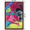 image:imageTrends International DreamWorks Trolls  Fun Wall Poster 14725 x 22375 Silver Framed VersionMahogany Framed Version