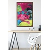 image:imageTrends International DreamWorks Trolls  Fun Wall Poster 14725 x 22375 Silver Framed VersionMahogany Framed Version