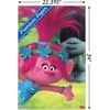 image:imageTrends International DreamWorks Trolls  Fun Wall Poster 14725 x 22375 Silver Framed VersionPremium Poster  Clip Bundle