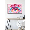 image:imageTrends International Trolls  Poppy Wall Poster 224L x 147W White Framed VersionBarnwood Framed Version