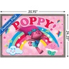 image:imageTrends International Trolls  Poppy Wall Poster 224L x 147W White Framed VersionBarnwood Framed Version