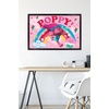 image:imageTrends International Trolls  Poppy Wall Poster 224L x 147W White Framed VersionBlack Framed Version
