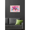 image:imageTrends International Trolls  Poppy Wall Poster 224L x 147W White Framed VersionBlonde Framed Version