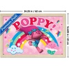 image:imageTrends International Trolls  Poppy Wall Poster 224L x 147W White Framed VersionBlonde Framed Version