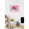 image:imageTrends International Trolls  Poppy Wall Poster 224L x 147W White Framed VersionBlonde Framed Version