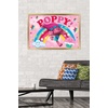 image:imageTrends International Trolls  Poppy Wall Poster 224L x 147W White Framed VersionGold Framed Version