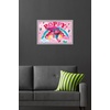 image:imageTrends International Trolls  Poppy Wall Poster 224L x 147W White Framed VersionGray Framed Version