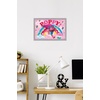 image:imageTrends International Trolls  Poppy Wall Poster 224L x 147W White Framed VersionGray Framed Version