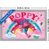 image:imageTrends International Trolls  Poppy Wall Poster 224L x 147W White Framed VersionGray Framed Version