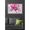 image:imageTrends International Trolls  Poppy Wall Poster 224L x 147W White Framed VersionGray Framed Version