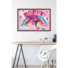image:imageTrends International Trolls  Poppy Wall Poster 224L x 147W White Framed VersionMahogany Framed Version