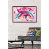 image:imageTrends International Trolls  Poppy Wall Poster 224L x 147W White Framed VersionMahogany Framed Version