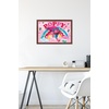 image:imageTrends International Trolls  Poppy Wall Poster 224L x 147W White Framed VersionMahogany Framed Version