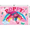 image:imageTrends International Trolls  Poppy Wall Poster 224L x 147W White Framed VersionPremium Poster  Mount Bundle