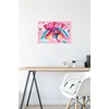 image:imageTrends International Trolls  Poppy Wall Poster 224L x 147W White Framed VersionPremium Poster  Mount Bundle