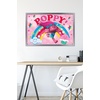 image:imageTrends International Trolls  Poppy Wall Poster 224L x 147W White Framed VersionSilver Framed Version