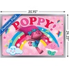 image:imageTrends International Trolls  Poppy Wall Poster 224L x 147W White Framed VersionSilver Framed Version