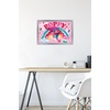 image:imageTrends International Trolls  Poppy Wall Poster 224L x 147W White Framed VersionSilver Framed Version