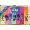 image:imageTrends International Trolls Band Together  Perfect Harmony Wall Poster 2237 x 3400 Poster amp Mount BundleGold Framed Version