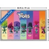 image:imageTrends International Trolls Band Together  Perfect Harmony Wall Poster 2237 x 3400 Poster amp Mount BundleGray Framed Version