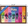 image:imageTrends International Trolls Band Together  Perfect Harmony Wall Poster 2237 x 3400 Poster amp Mount BundleMahogany Framed Version