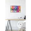 image:imageTrends International Trolls Band Together  Perfect Harmony Wall Poster 2237 x 3400 Poster amp Mount BundleSilver Framed Version