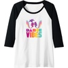 image:imageTrolls  Dance Vibes Raglan Baseball TeeBlackWhite