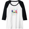 image:imageTrolls  Gimme A Beat Raglan Baseball TeeBlackWhite