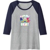 image:imageTrolls  Gimme A Beat Raglan Baseball TeeNavy BlueAthletic Heather