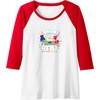 image:imageTrolls  Gimme A Beat Raglan Baseball TeeRedWhite