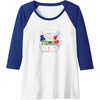 image:imageTrolls  Gimme A Beat Raglan Baseball TeeRoyal BlueWhite