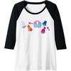 image:imageTrolls  Patches Raglan Baseball TeeBlackWhite