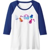 image:imageTrolls  Patches Raglan Baseball TeeRoyal BlueWhite