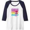 image:imageTrolls  Poppy Raglan Baseball TeeNavy BlueWhite
