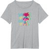 image:imageTrolls  Show Up Glow Up TShirtHeather Grey
