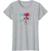 image:imageTrolls  Show Up Glow Up TShirtHeather Grey