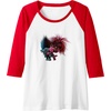 image:imageTrolls World Tour  Branch amp Poppy Raglan Baseball TeeRedWhite